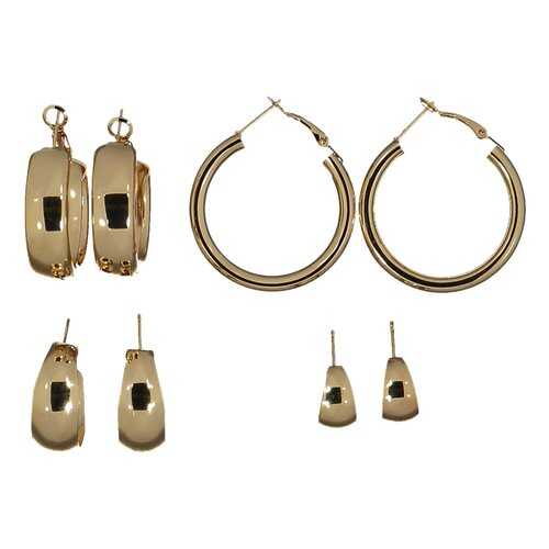 Набор женские серьги-креолы Accessoires в Нью Йоркер